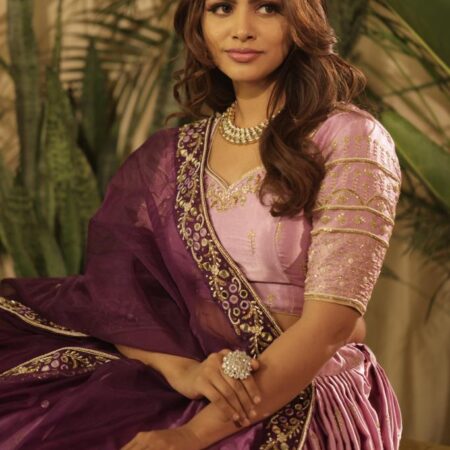 Handcrafted Gajji Silk Chaniya Choli