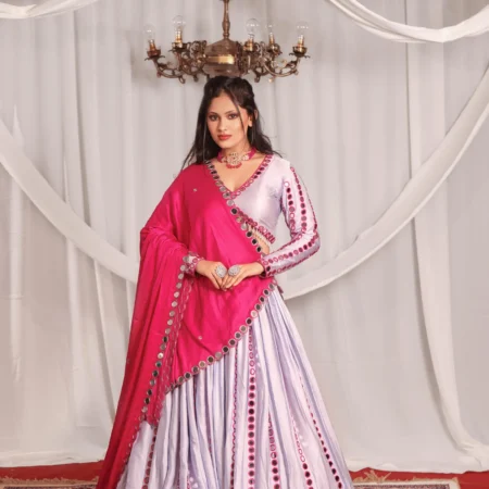 Mirror Work Chaniya choli